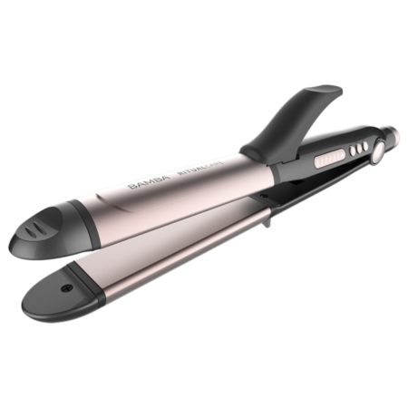 Cecotec Bamba RitualCare 1000 Ceramic 2in1 Plancha de pelo Caliente Gris, Rosa 82 W 2 m