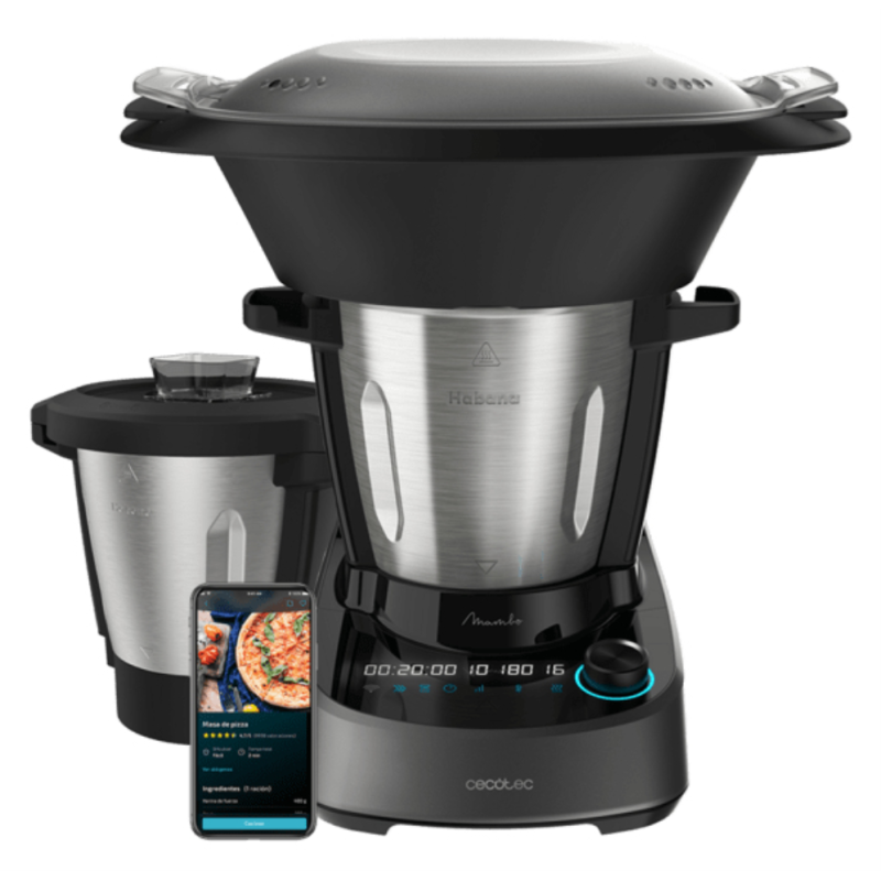 Cecotec Mambo 11090 Habana 1600 W 3,3 L Negro, Acero inoxidable