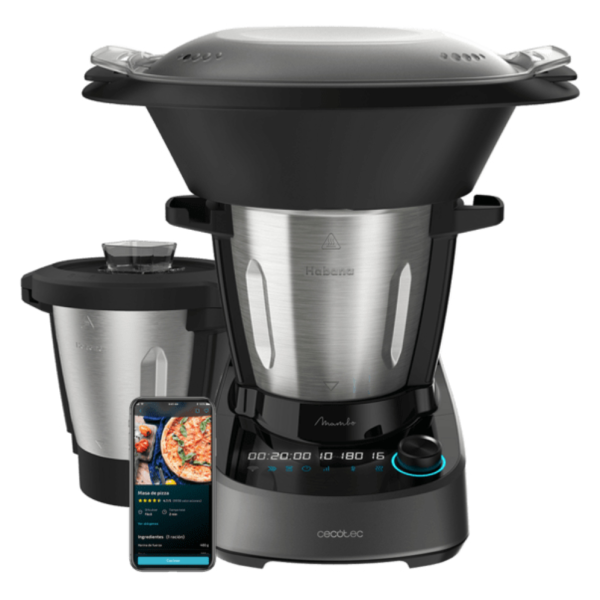 Cecotec Mambo 11090 Habana 1600 W 3,3 L Negro, Acero inoxidable
