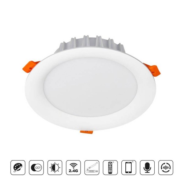 Foco SKATT, 18W, RGB+CCT (2.4GHz)