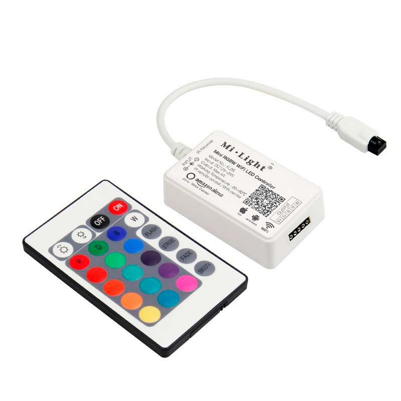 Controlador MINI RGBW para Tiras LED, Alexa Voice Control