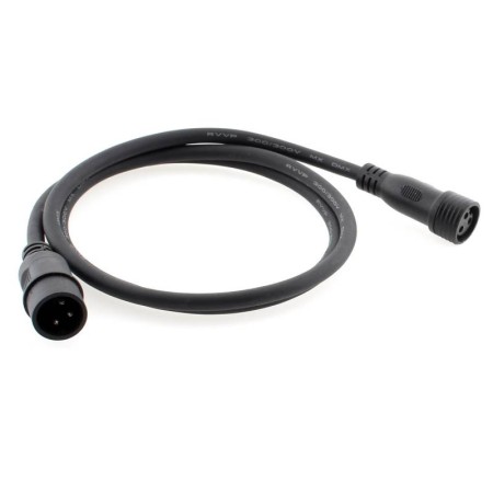 Cable XLR DMX 1 m con conectores 3pin
