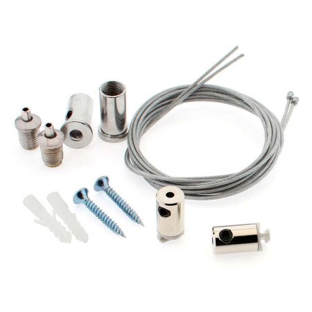 Kit para Colgar Perfiles, 2 cables de suspensión KROB 1m