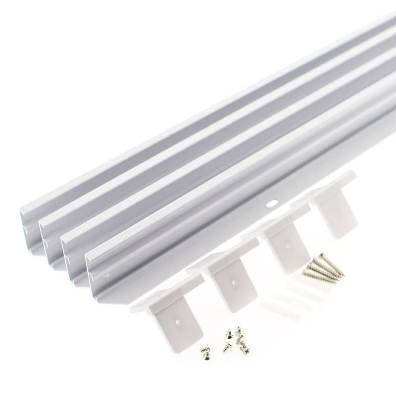 Kit marco Blanco para instalar Panel Led 60x120cm en superficie
