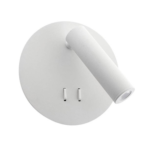 Aplique Led ARTNOS Ø140mm, 3+5W, blanco