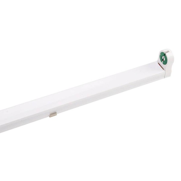 Soporte para Tubo LED T8 de 150 cm. Conexión uno o dos Laterales