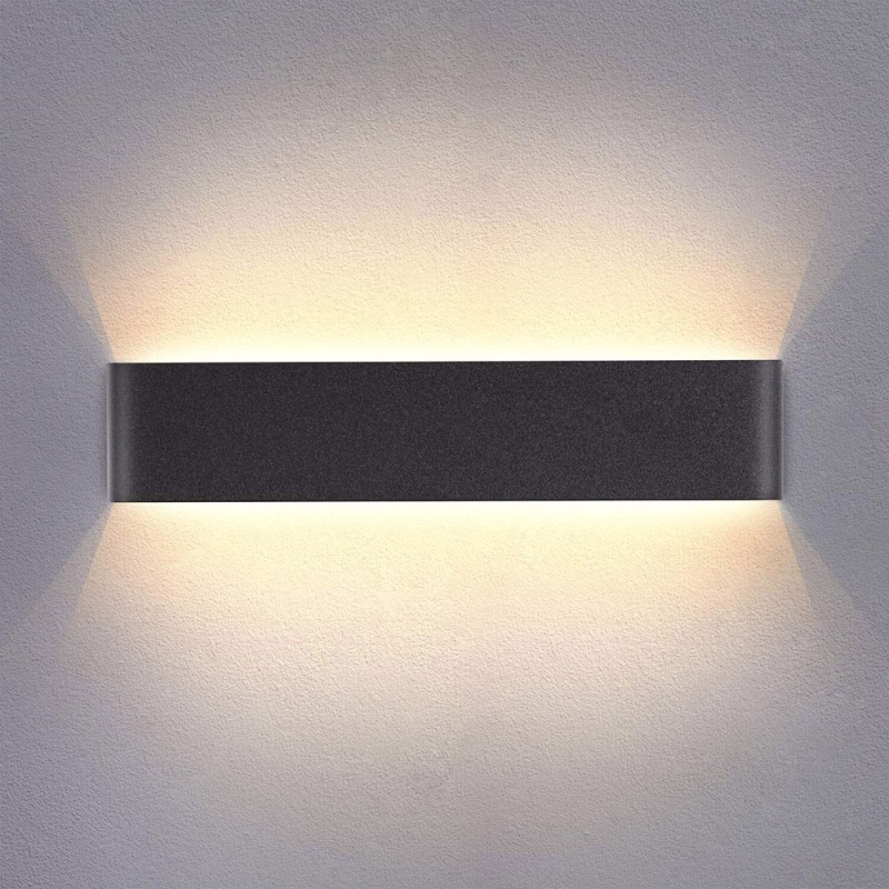 Aplique Led KLAN 410, 14W, negro