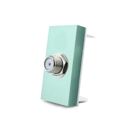 Conector SAT verde para mecanismo de empotrar LIVOLO