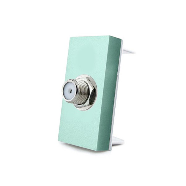 Conector SAT verde para mecanismo de empotrar LIVOLO