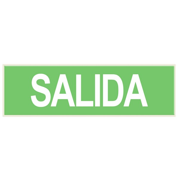 Señal de Salida. Señalética SL50 para BIGLUX
