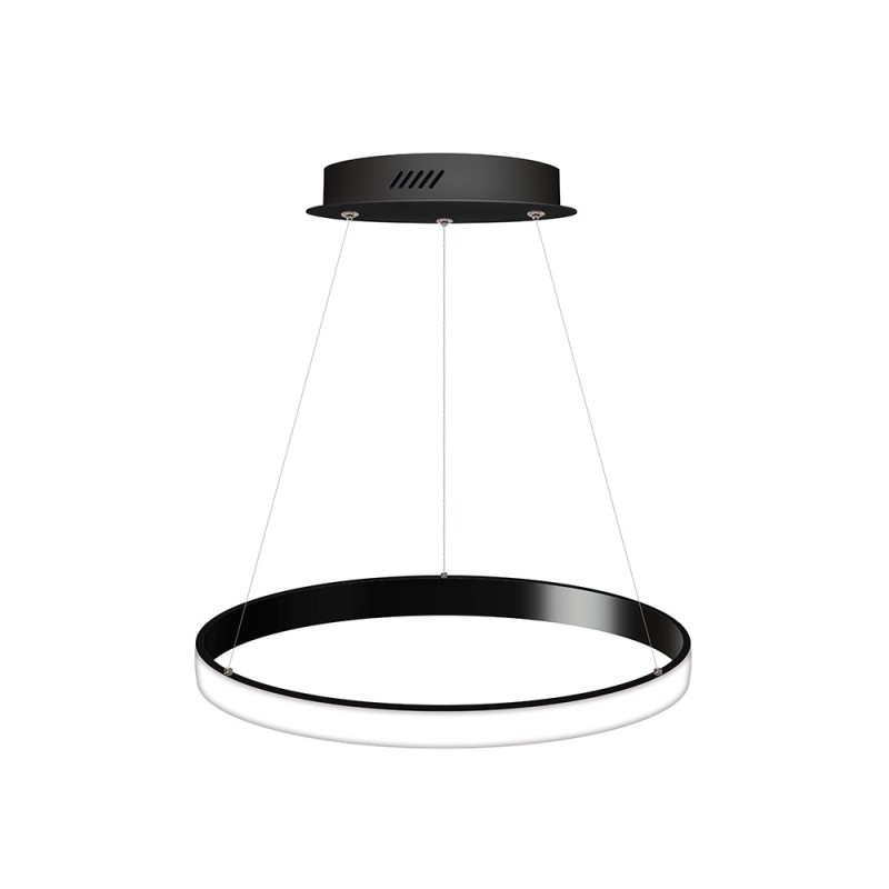 Luminaria superficie o suspendida CYCLE OUT, 38W, antracita, Ø40cm