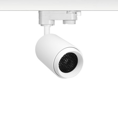 Foco carril Monofásico mini CRONOLUX RAIL LED blanco 12W, CRI a 90