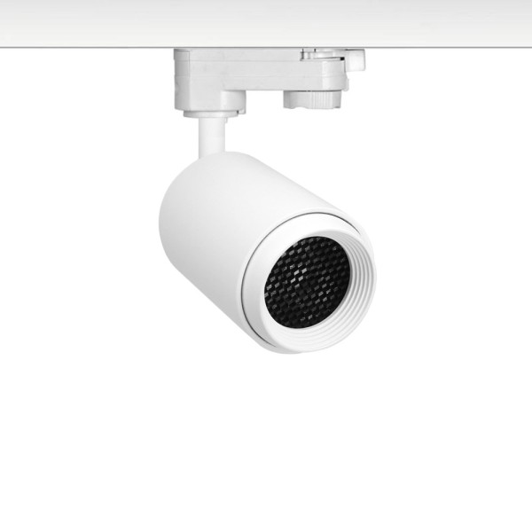 Foco carril Monofásico mini CRONOLUX RAIL LED blanco 12W, CRI a 90