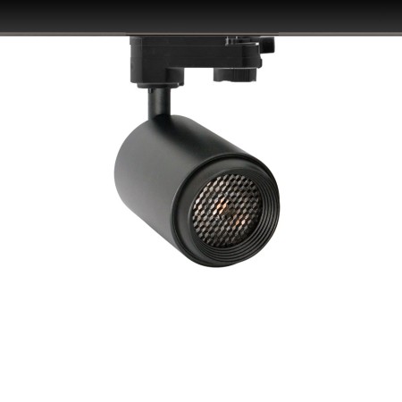 Foco carril Monofásico mini CRONOLUX RAIL LED negro 12W, CRI a 90
