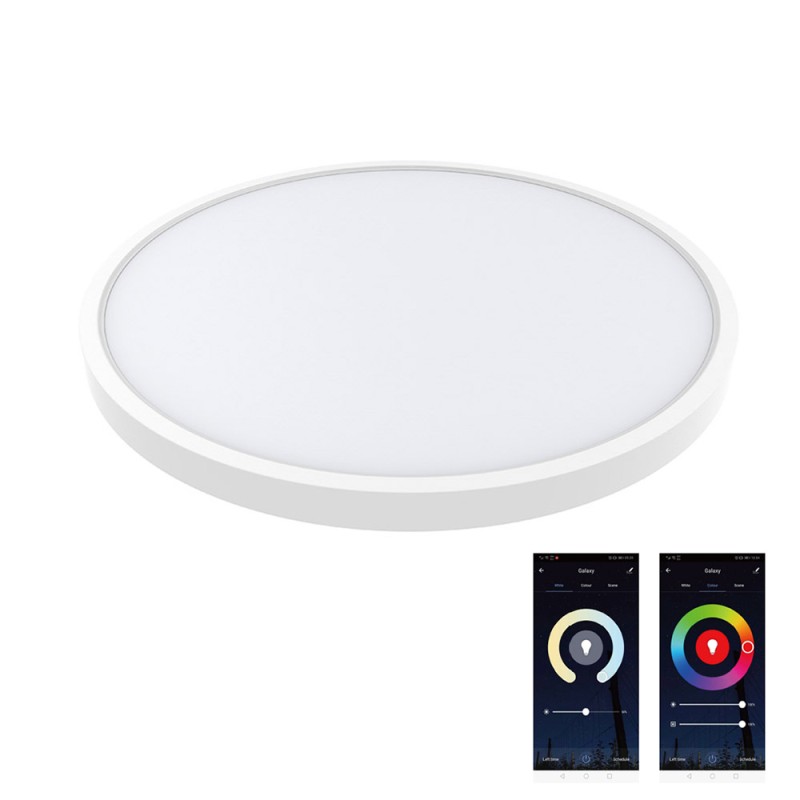 Plafón Led KRAMFOR 20+4W, superficie, RGB+CCT, WiFi