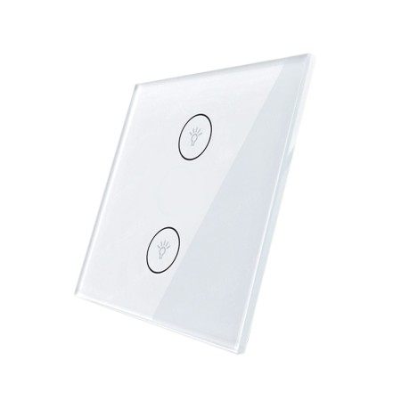 Frontal 1x cristal blanco, 2 botomes