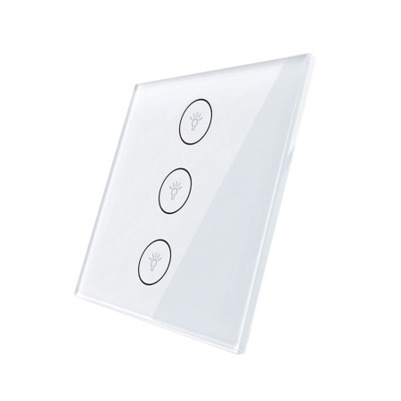 Frontal 1x cristal blanco, 3 botomes