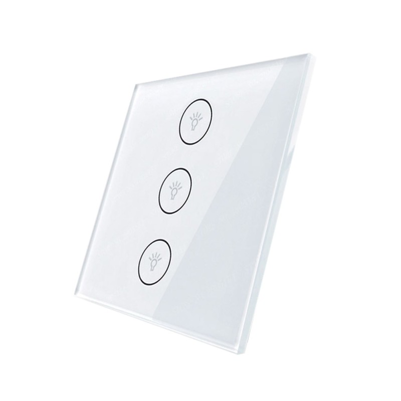 Frontal 1x cristal blanco, 3 botomes