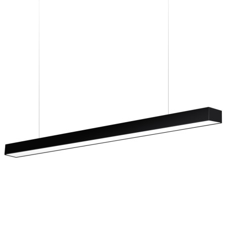 Lámpara colgante MOD SUSPEND, 30W, 150cm, superficie/suspendido, negro