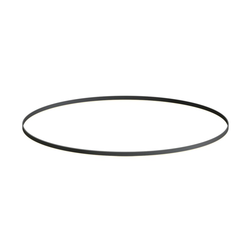 KIT - Perfil aluminio circular RING, Ø1500mm, negro
