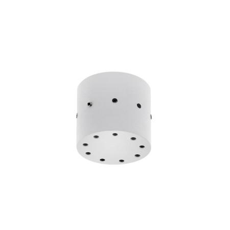 Concentrador cables redondo blanco, Ø55x50mm