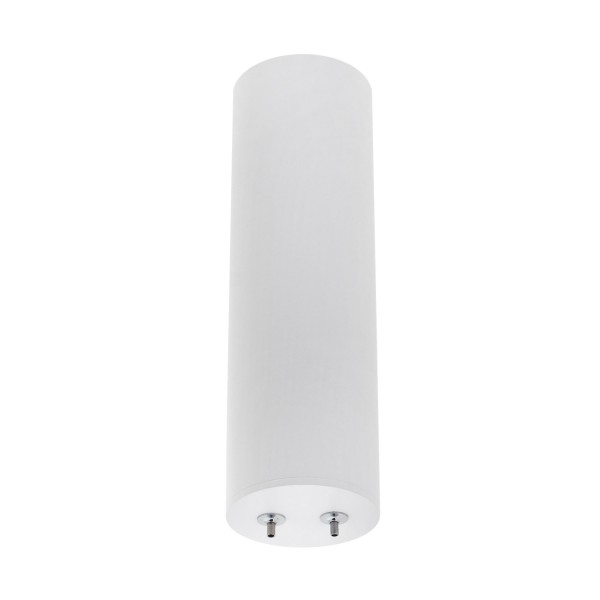 Florón redondo blanco, Ø75x250mm