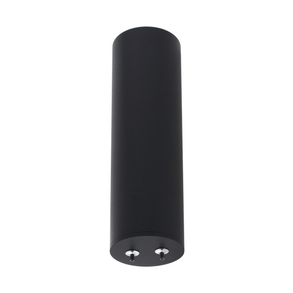 Florón redondo negro, Ø75x250mm