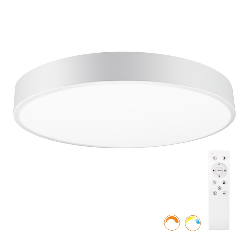 Kramfor BIG Plafón, 50W, Ø60cm, CCT, blanco
