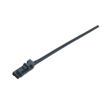 Conector rápido Macho 2 Pin con cable 2m, negro