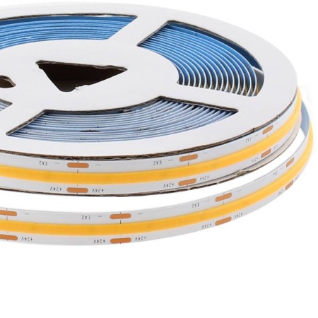 Tira LED Monocolor COB, DC24V, 5m (512Led/m), 75W, IP20