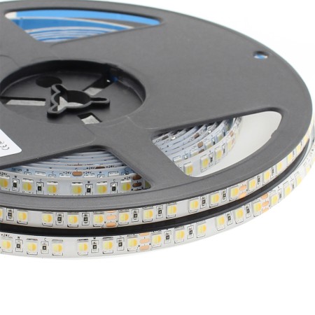 Tira LED Blanco Dual SMD3838, DC24V, 5m (240 Led/m), 90W, IP65