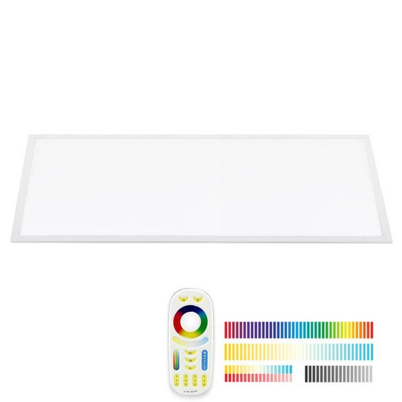 Panel LED Backlit 40W, FUT045A, RGB + CCT, RF, 30x120cm
