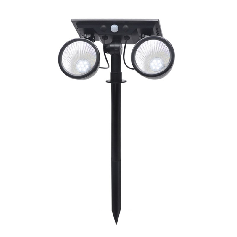 Foco doble de jardín Solar STREET CW+WW (2700K+6000K)