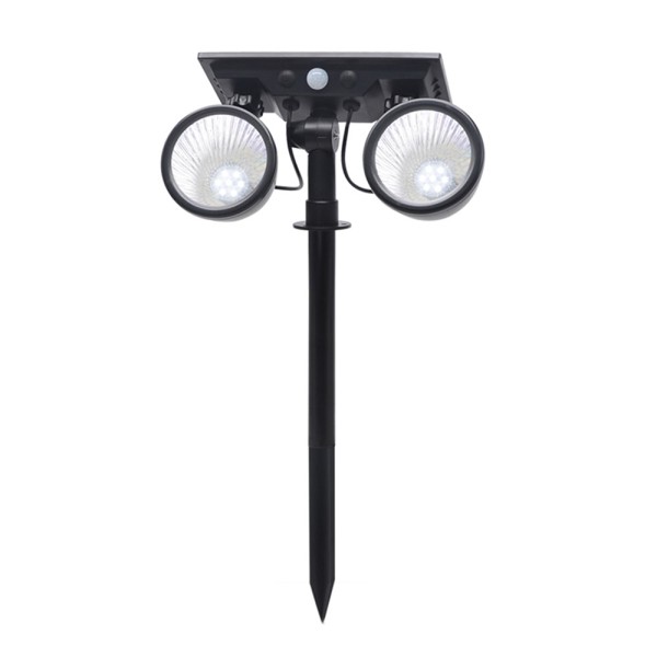 Foco doble de jardín Solar STREET CW+WW (2700K+6000K)