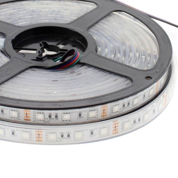 Tira LED EPISTAR SMD5050, RGB, DC12V, 5m (60Led/m) - IP68