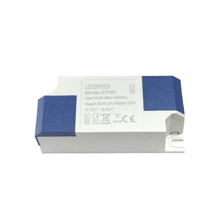 LED Driver DC6-12V, (2-3)x3W, 600mA