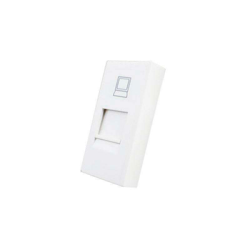 Conector Red RJ45 blanco para mecanismo de empotrar LIVOLO
