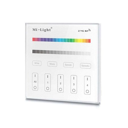 Mando 4 zonas RGB/RGBW táctil empotrable T3