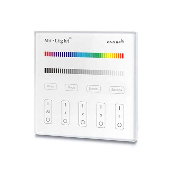 Mando 4 zonas RGB/RGBW táctil empotrable T3