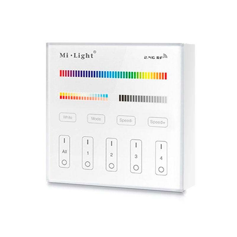 Mando 4 zonas RGB+CCT táctil B4