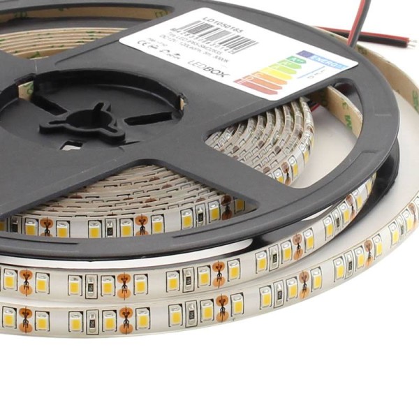 Tira LED Monocolor SMD2835, ChipLed Samsung, DC12V, 5m (120Led/m), 90W, IP65