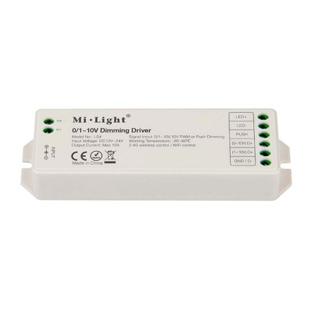 Controlador 0/1-10V, 12A, RF-WiFi
