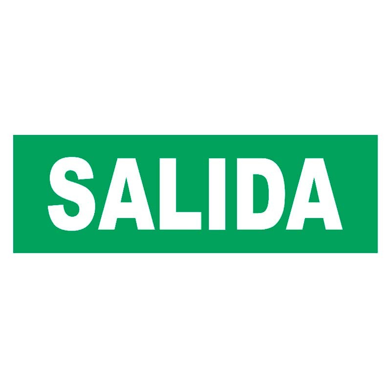 Señal evacuación NL02 para NICELUX