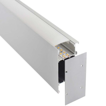 KIT - Perfil aluminio NewWALL para tiras LED, 1 metro