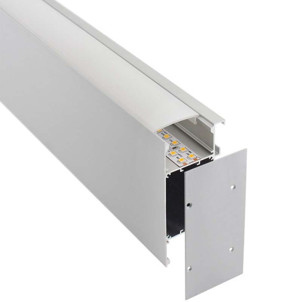 KIT - Perfil aluminio NewWALL para tiras LED, 1 metro