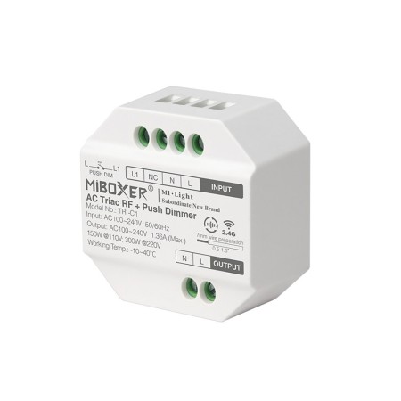 Regulador TRIAC Dimmer 300W, RF-multifunción C1