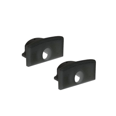 Tapas para perfil LOX, negro