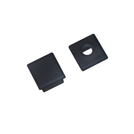 Tapas para perfil CUB 1010, negro