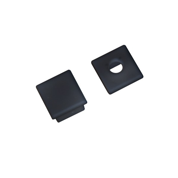 Tapas para perfil CUB 1010, negro