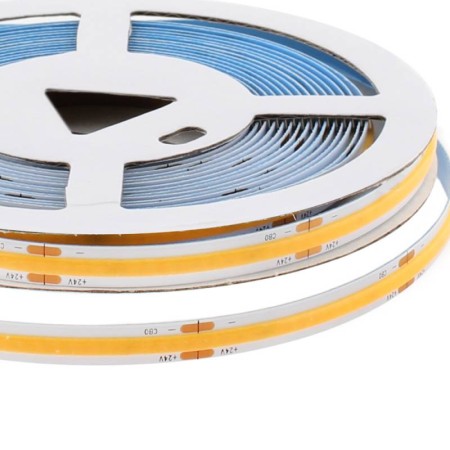 Tira LED Monocolor COB, DC24V, 5m (320Led/m), 60W, IP20
